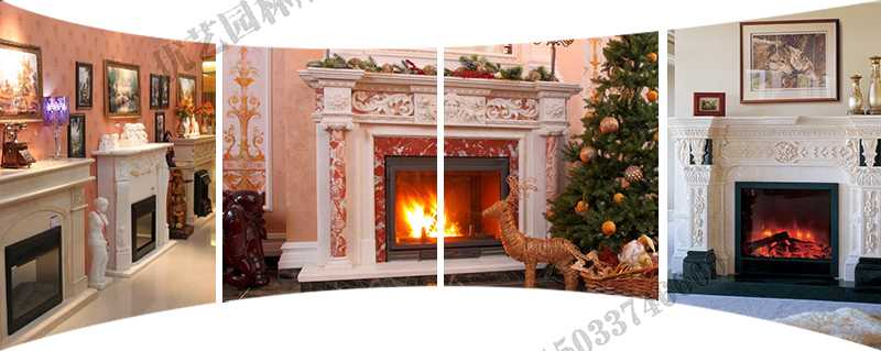 歐式壁爐架實(shí)景，大理石壁爐架定制，石雕壁爐架工廠