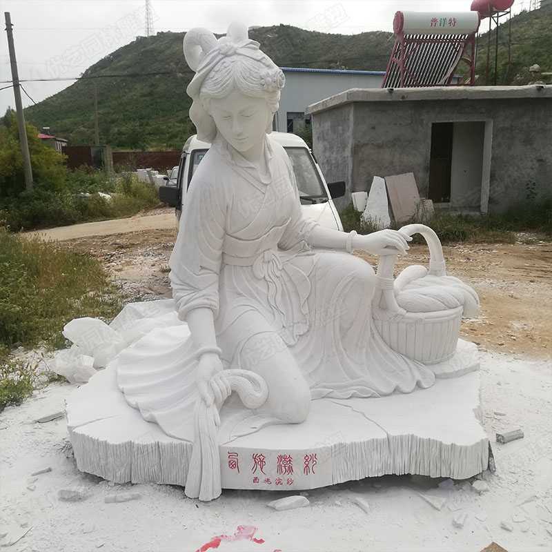西施浣紗雕塑 西施浣紗雕塑
