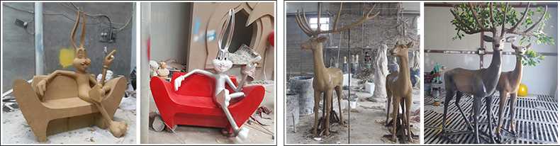 玻璃鋼雕塑制作流程，仿真景觀雕塑廠家