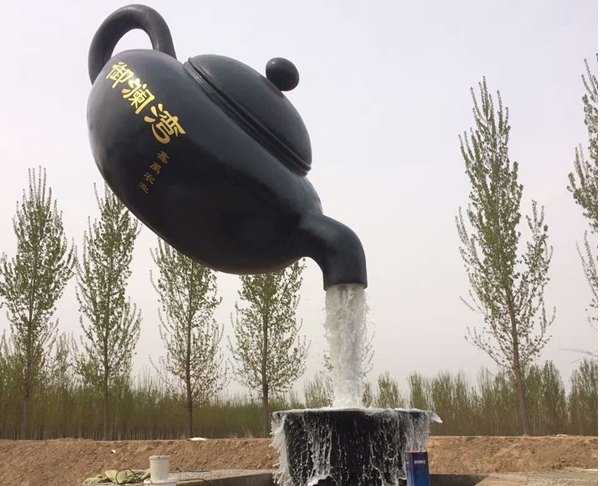 天壺雕塑，城市雕塑設(shè)計(jì)